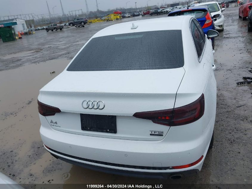 2018 Audi A4 Sedan VIN: WAUANAF45JN007906 Lot: 11999264