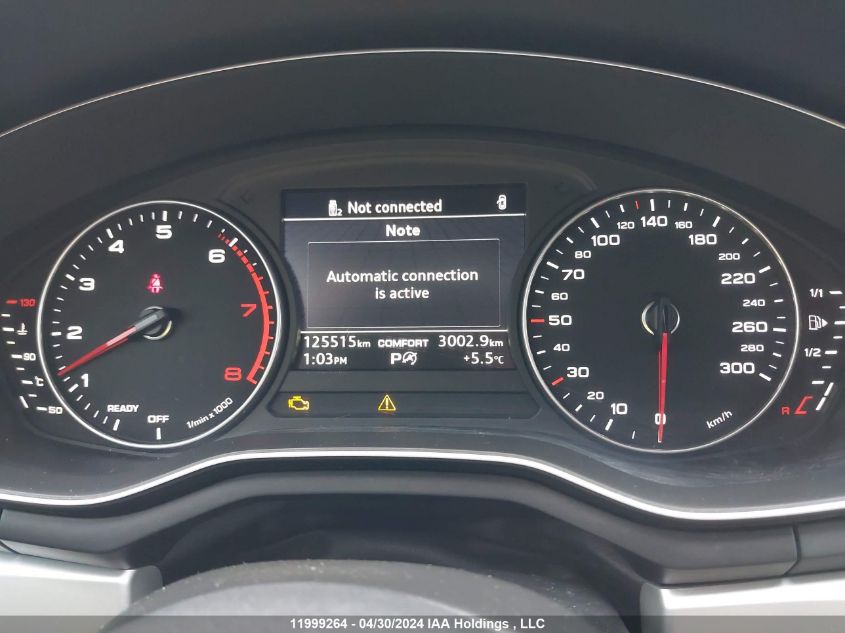 2018 Audi A4 Sedan VIN: WAUANAF45JN007906 Lot: 11999264