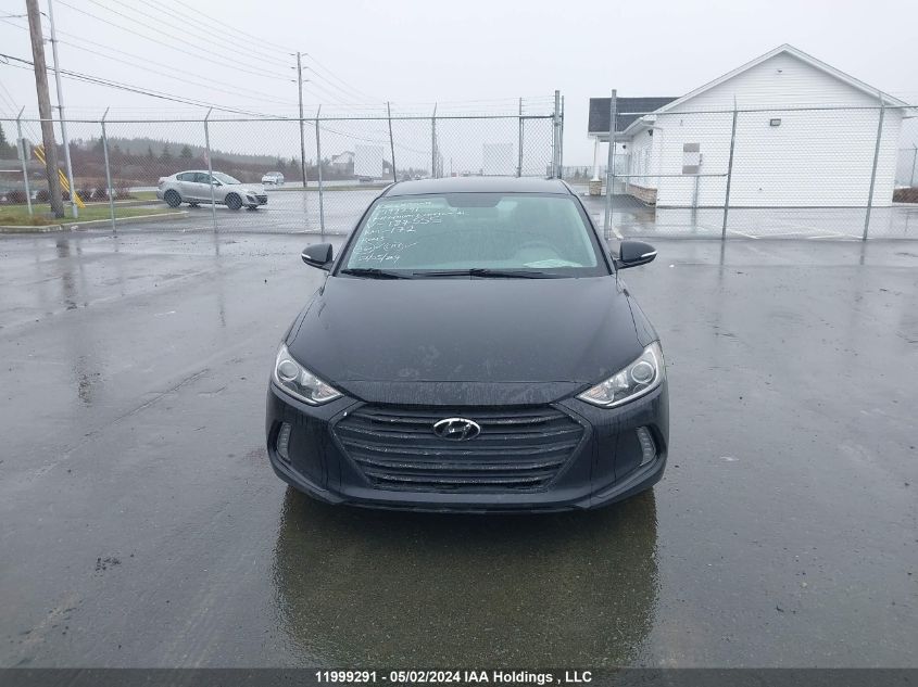 2017 Hyundai Elantra Gl VIN: KMHD84LFXHU187555 Lot: 11999291