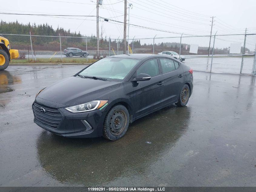 2017 Hyundai Elantra Gl VIN: KMHD84LFXHU187555 Lot: 11999291