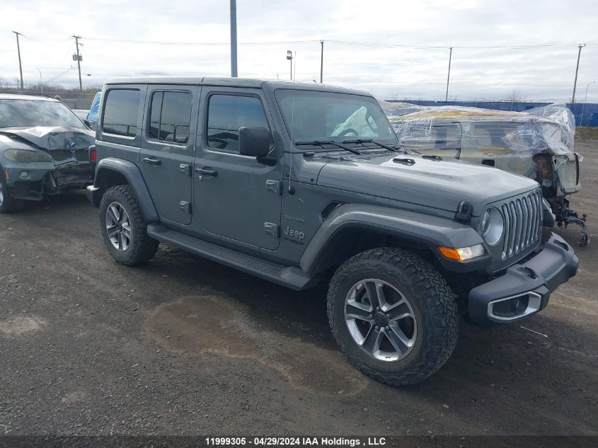 2022 Jeep Wrangler Unlimited Sahara VIN: 1C4HJXEN3NW161797 Lot: 11999305