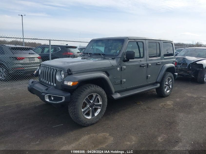 2022 Jeep Wrangler Unlimited Sahara VIN: 1C4HJXEN3NW161797 Lot: 11999305