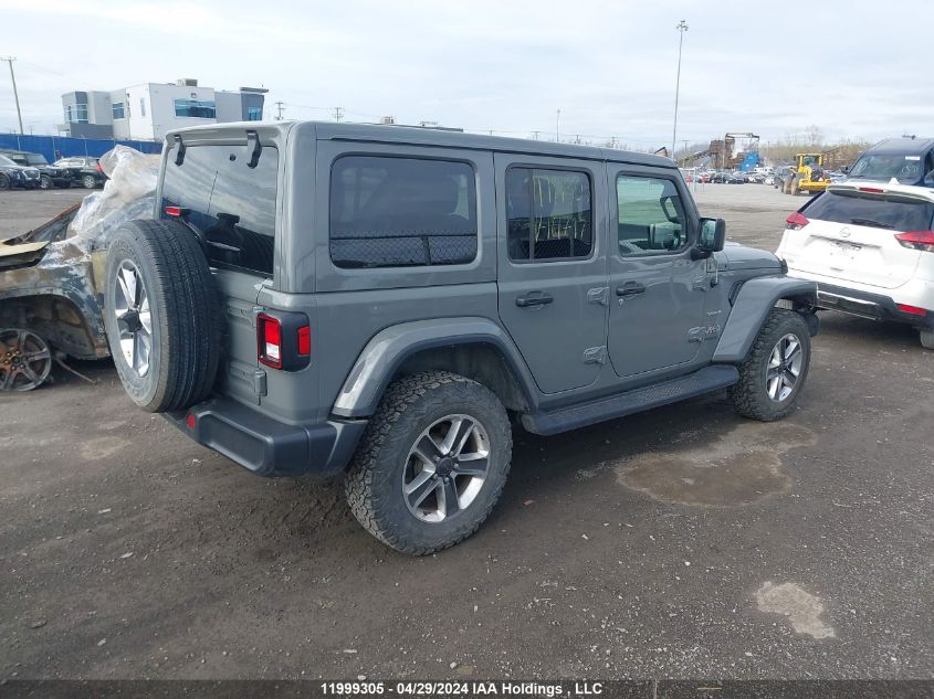 2022 Jeep Wrangler Unlimited Sahara VIN: 1C4HJXEN3NW161797 Lot: 11999305