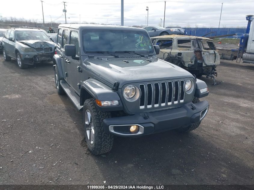 2022 Jeep Wrangler Unlimited Sahara VIN: 1C4HJXEN3NW161797 Lot: 11999305