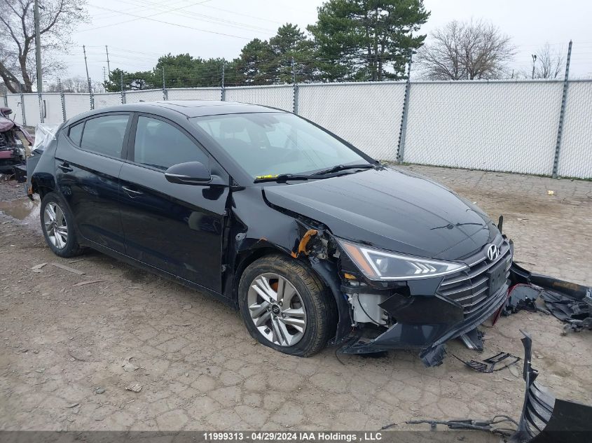 2019 Hyundai Elantra Sel/Value/Limited VIN: KMHD84LF5KU765083 Lot: 11999313