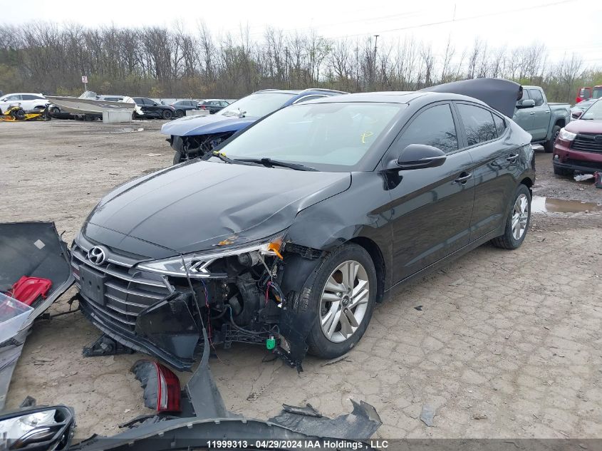 2019 Hyundai Elantra Sel/Value/Limited VIN: KMHD84LF5KU765083 Lot: 11999313