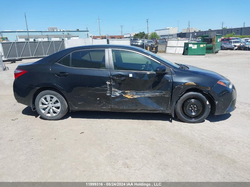 2015 Toyota Corolla L/Le/Le Pls/Prm/S/S Pls VIN: 2T1BURHE1FC246815 Lot: 11999316