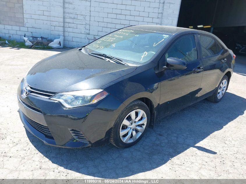 2015 Toyota Corolla L/Le/Le Pls/Prm/S/S Pls VIN: 2T1BURHE1FC246815 Lot: 11999316