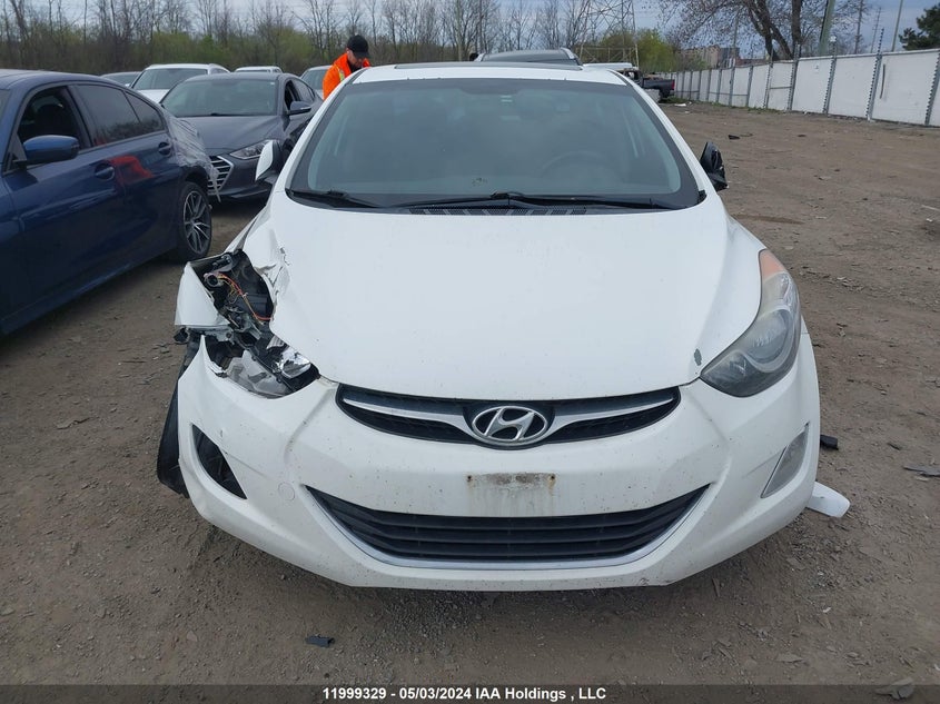 2012 Hyundai Elantra Gls VIN: 5NPDH4AE1CH107853 Lot: 11999329