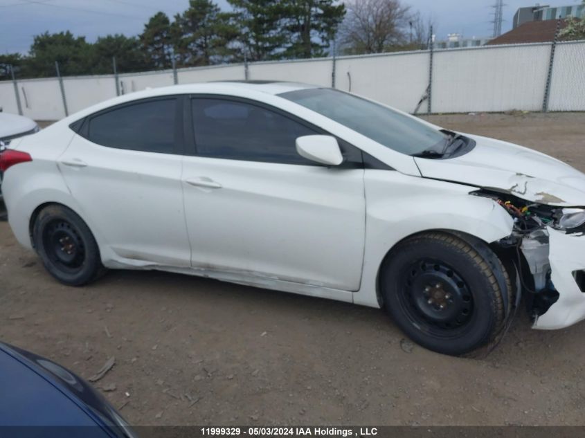 2012 Hyundai Elantra Gls VIN: 5NPDH4AE1CH107853 Lot: 11999329