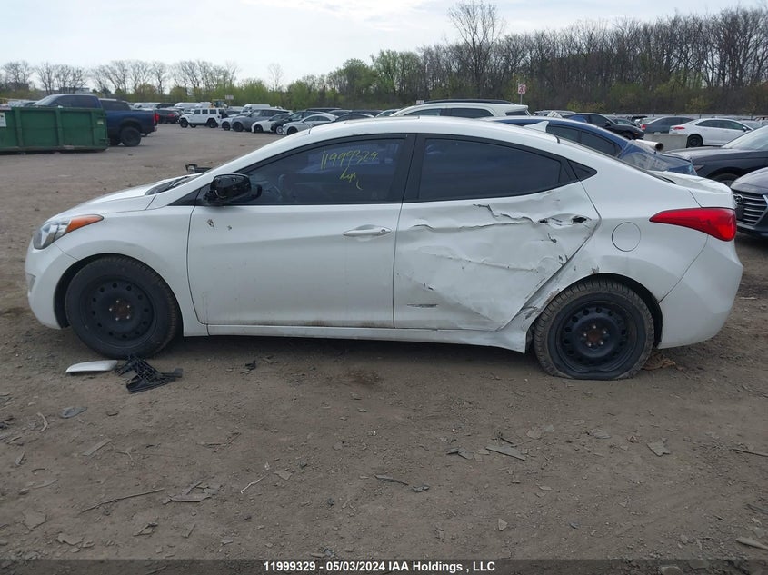 2012 Hyundai Elantra Gls VIN: 5NPDH4AE1CH107853 Lot: 11999329