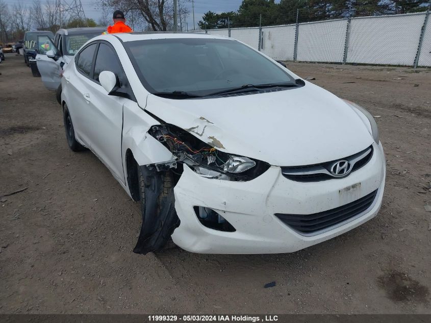 2012 Hyundai Elantra Gls VIN: 5NPDH4AE1CH107853 Lot: 11999329