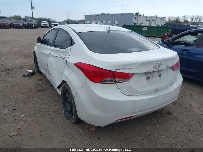 2012 Hyundai Elantra Gls VIN: 5NPDH4AE1CH107853 Lot: 11999329