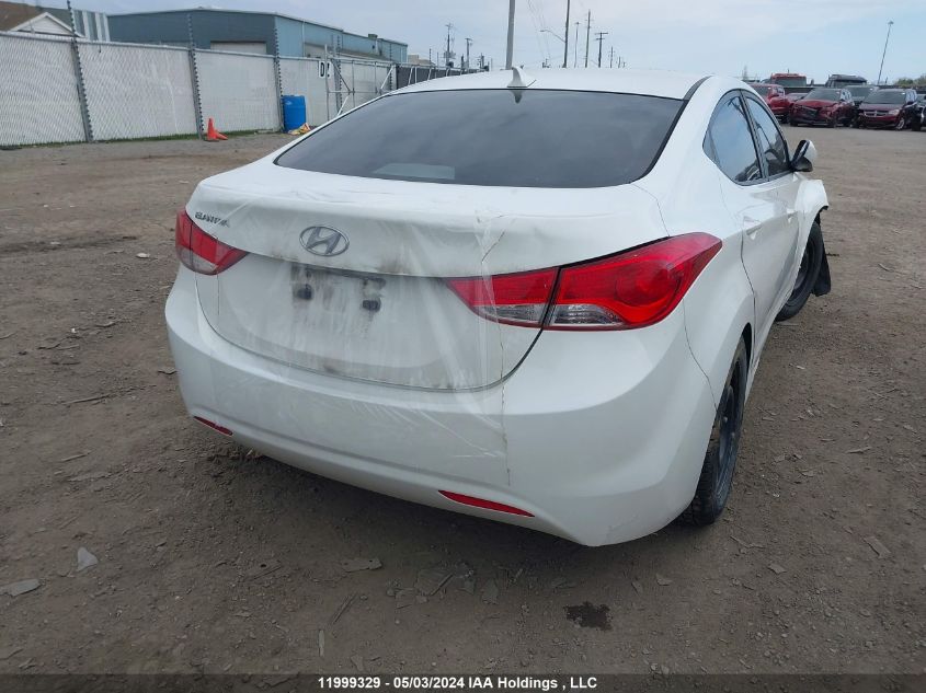 2012 Hyundai Elantra Gls VIN: 5NPDH4AE1CH107853 Lot: 11999329