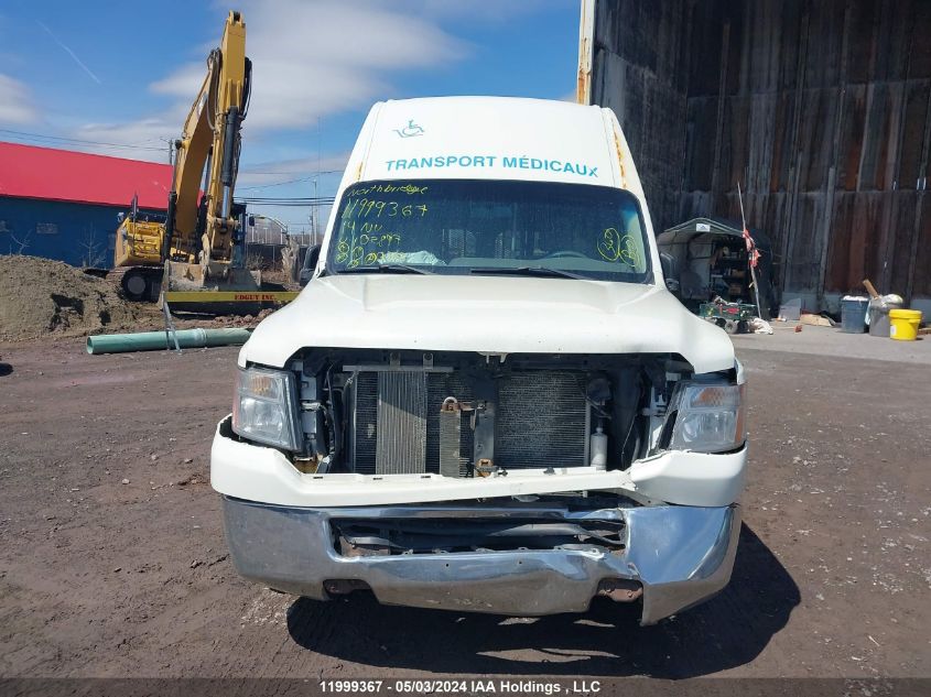 2014 Nissan Nv VIN: 1N6BF0LY9EN102879 Lot: 11999367