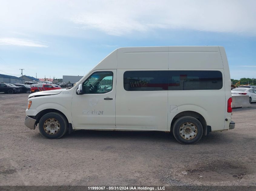 2014 Nissan Nv VIN: 1N6BF0LY9EN102879 Lot: 11999367
