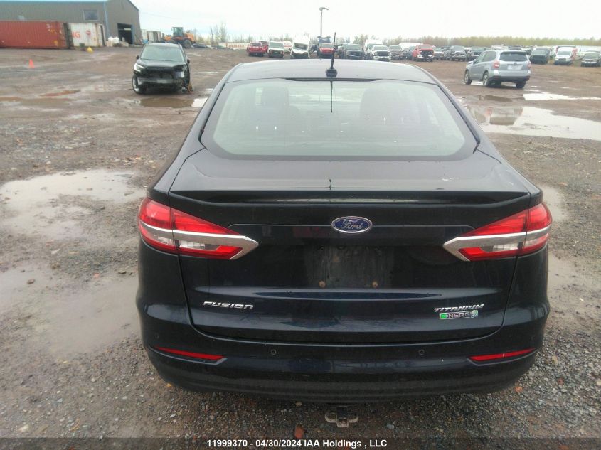 2020 Ford Fusion Energi Titanium VIN: 3FA6P0SU1LR182789 Lot: 11999370