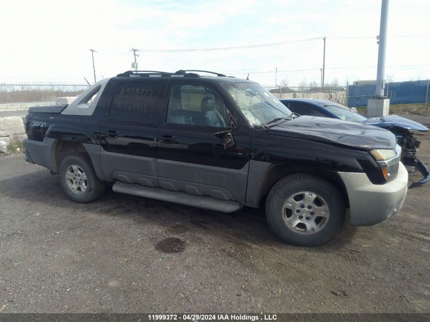 2002 Chevrolet Avalanche 1500 VIN: 3GNEK13T32G264458 Lot: 11999372