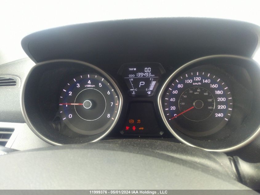 2012 Hyundai Elantra Gl/Gls/L/Limited VIN: 5NPDH4AE5CH129371 Lot: 11999376