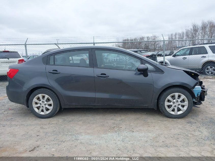 2015 Kia Rio VIN: KNADM4A36F6518316 Lot: 11999383