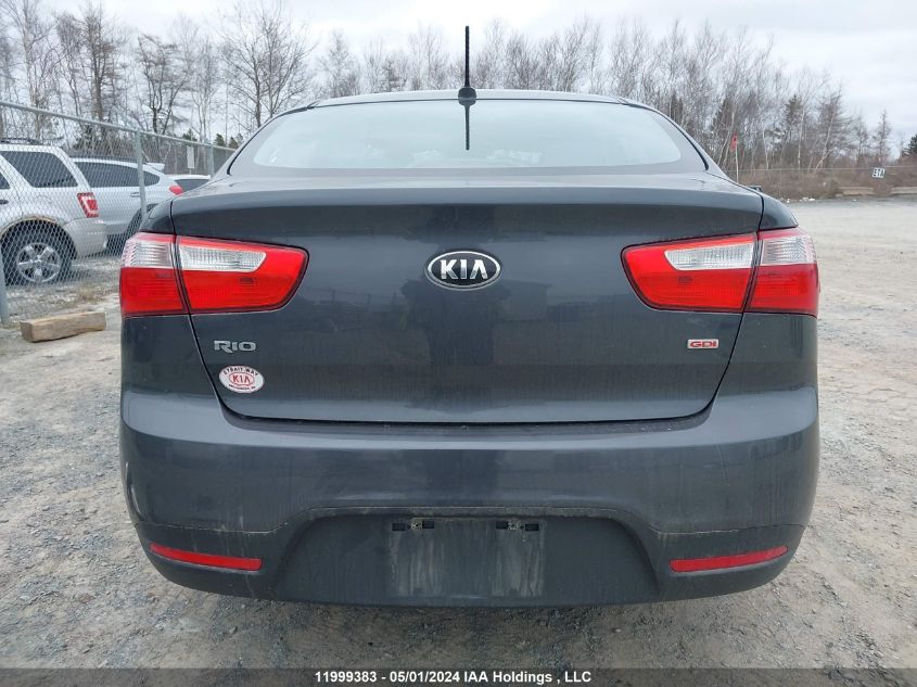 2015 Kia Rio VIN: KNADM4A36F6518316 Lot: 11999383