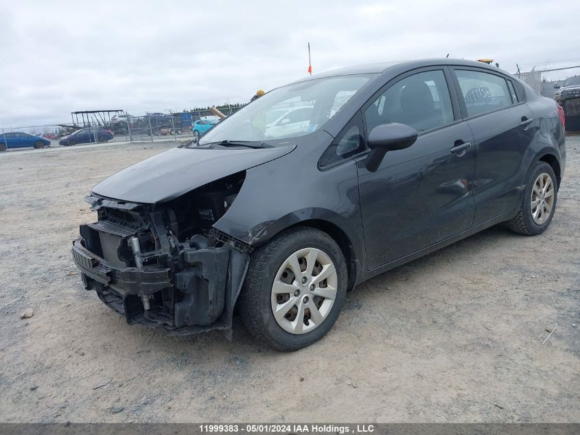 2015 Kia Rio VIN: KNADM4A36F6518316 Lot: 11999383