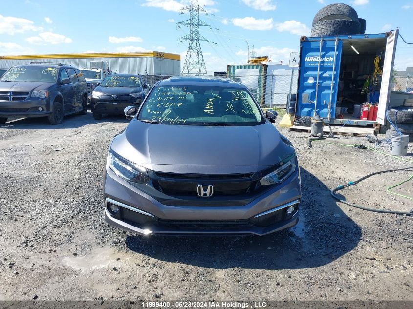 2019 Honda Civic VIN: 2HGFC1F90KH103917 Lot: 11999400
