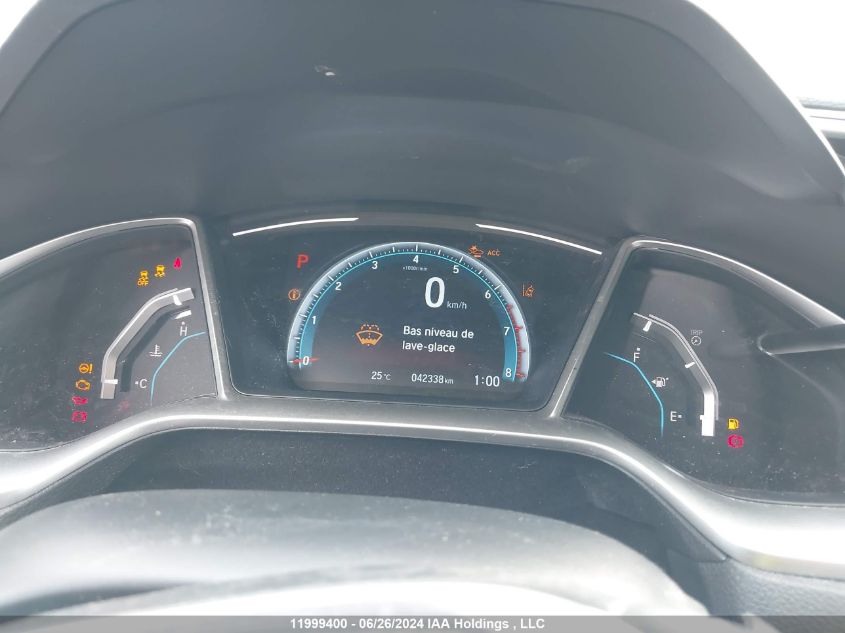 2019 Honda Civic VIN: 2HGFC1F90KH103917 Lot: 11999400