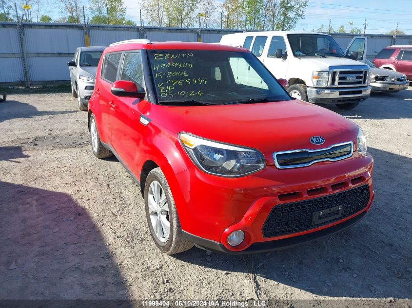 2015 Kia Soul VIN: KNDJP3A57F7765444 Lot: 11999404