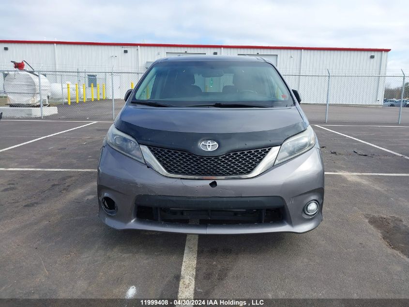 2017 Toyota Sienna Se VIN: 5TDXZ3DC1HS777452 Lot: 11999408