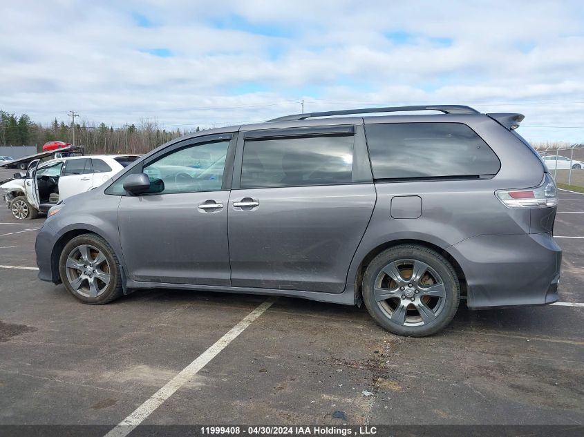 2017 Toyota Sienna Se VIN: 5TDXZ3DC1HS777452 Lot: 11999408