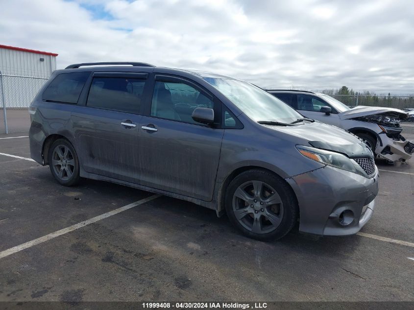 2017 Toyota Sienna Se VIN: 5TDXZ3DC1HS777452 Lot: 11999408