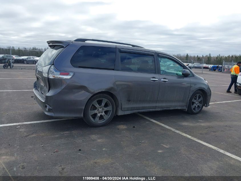 2017 Toyota Sienna Se VIN: 5TDXZ3DC1HS777452 Lot: 11999408