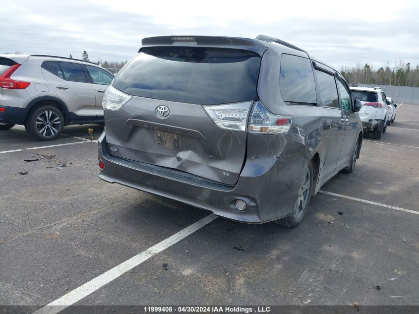 2017 Toyota Sienna Se VIN: 5TDXZ3DC1HS777452 Lot: 11999408