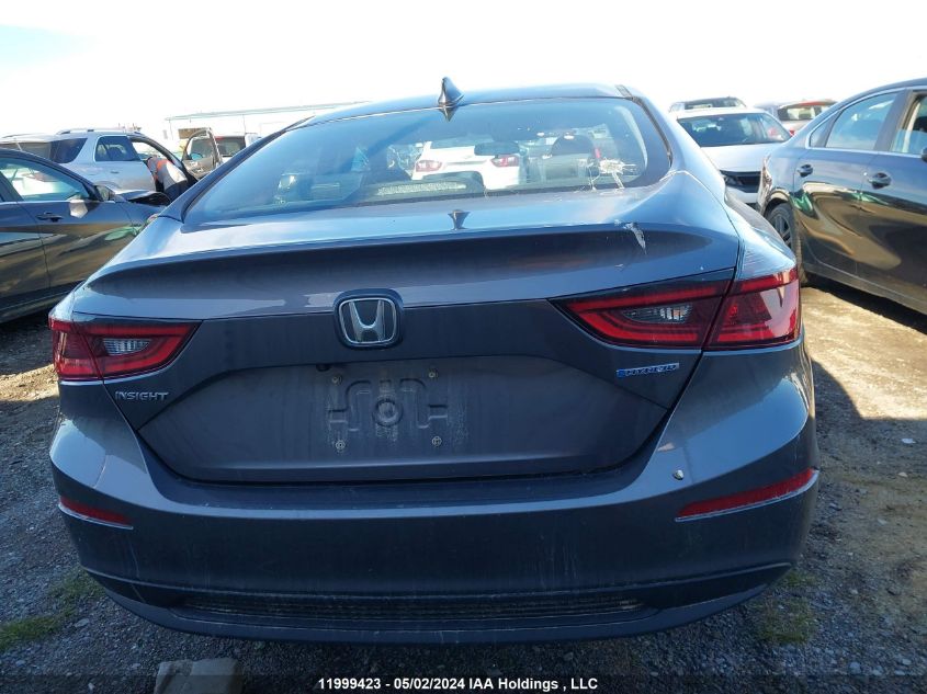 2020 Honda Insight VIN: 19XZE4F52LE400060 Lot: 11999423