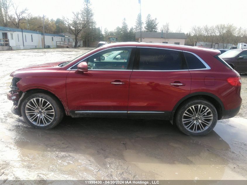 2016 Lincoln Mkx Reserve VIN: 2LMTJ8LRXGBL63627 Lot: 11999430