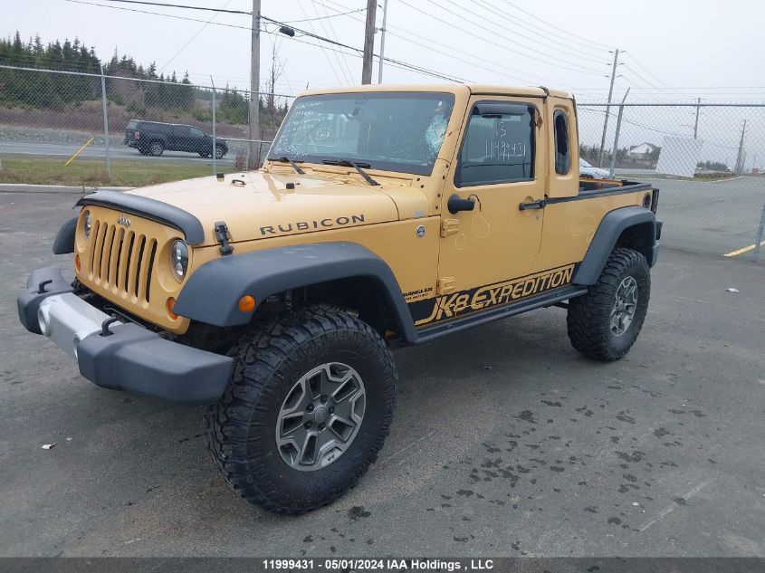 2013 Jeep Wrangler Unlimited Rubicon VIN: 1C4BJWFG1DL614475 Lot: 11999431