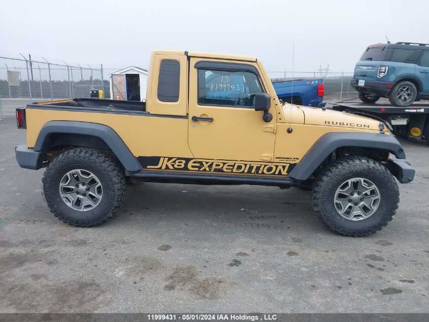 2013 Jeep Wrangler Unlimited Rubicon VIN: 1C4BJWFG1DL614475 Lot: 11999431