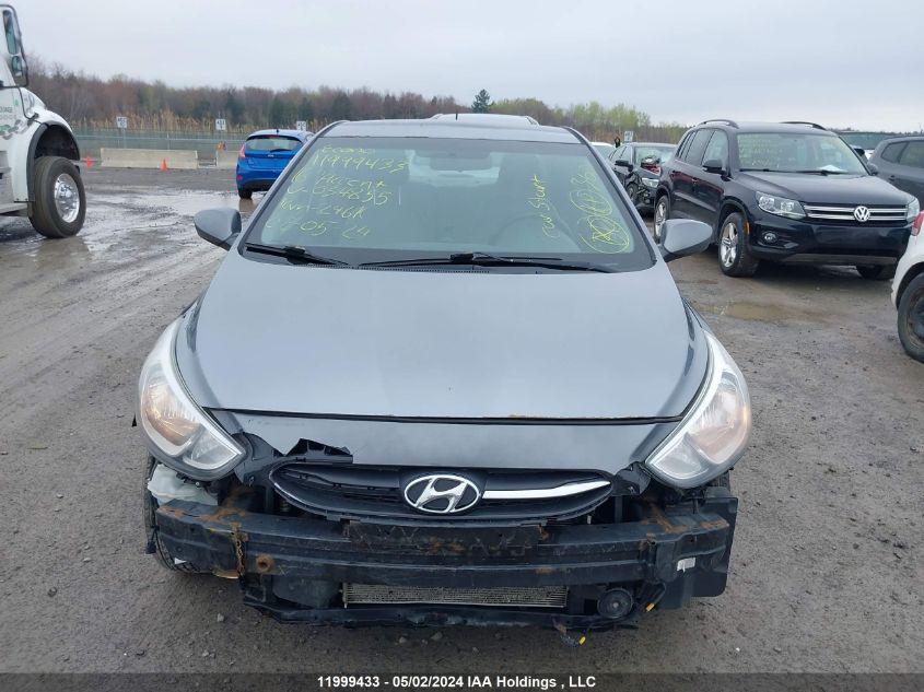 2016 Hyundai Accent Se VIN: KMHCT4AEXGU034855 Lot: 11999433