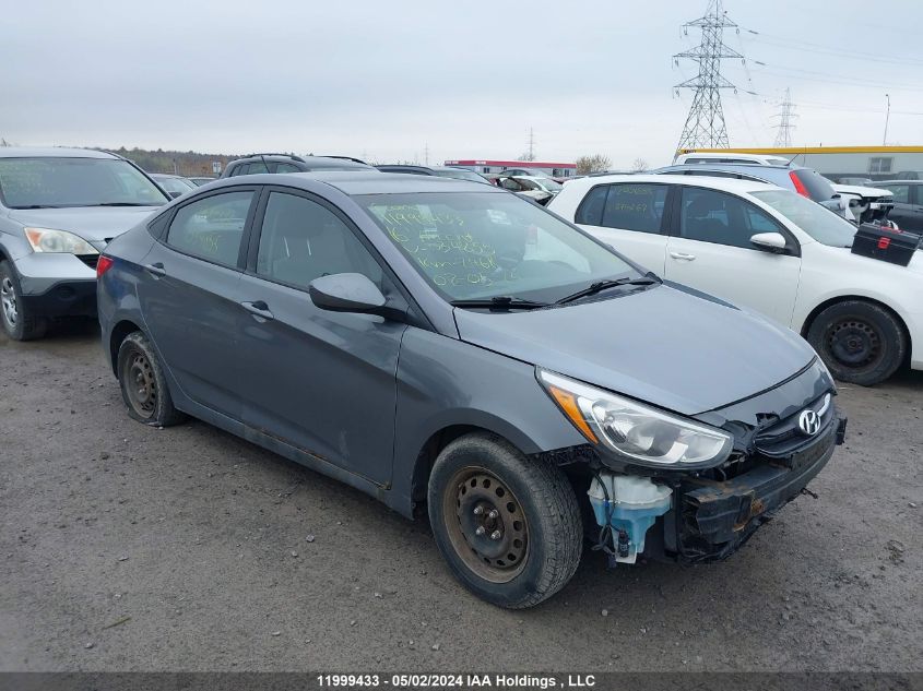 2016 Hyundai Accent Se VIN: KMHCT4AEXGU034855 Lot: 11999433