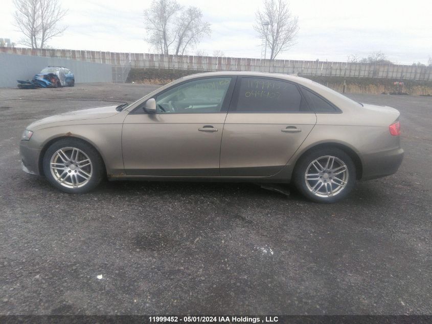 2009 Audi A4 VIN: WAUJF68K59N044407 Lot: 11999452