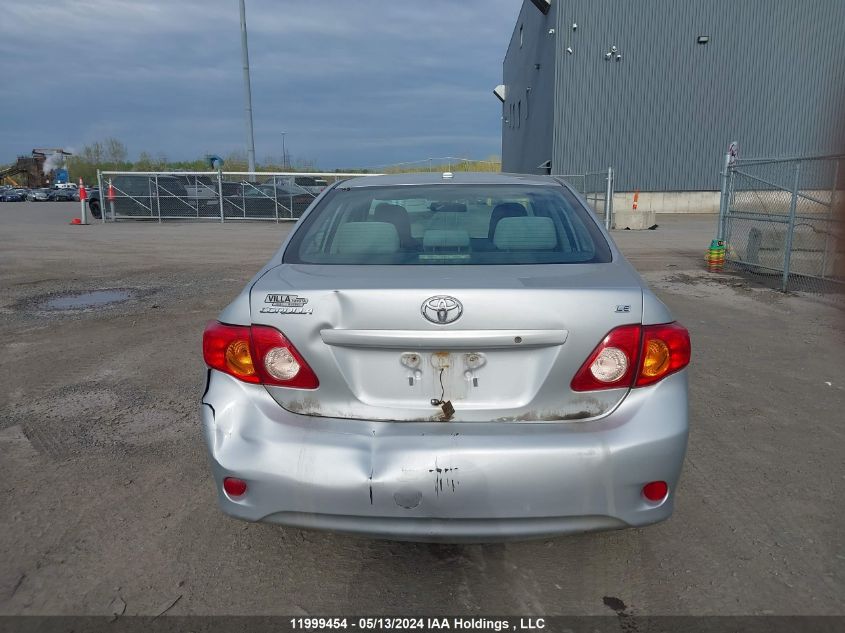 2009 Toyota Corolla S/Le/Xle VIN: 2T1BU40E09C020316 Lot: 11999454