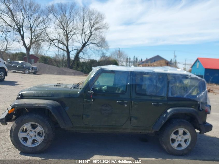 2022 Jeep Wrangler Unlimited Sport S VIN: 1C4HJXDG6NW218531 Lot: 11999467