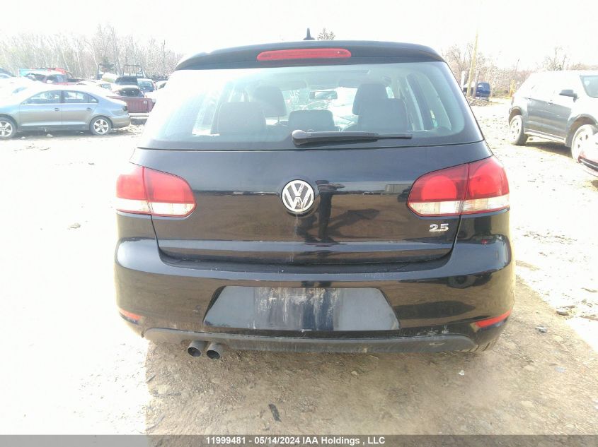 2011 Volkswagen Golf VIN: WVWDA9AJ2BW261365 Lot: 11999481