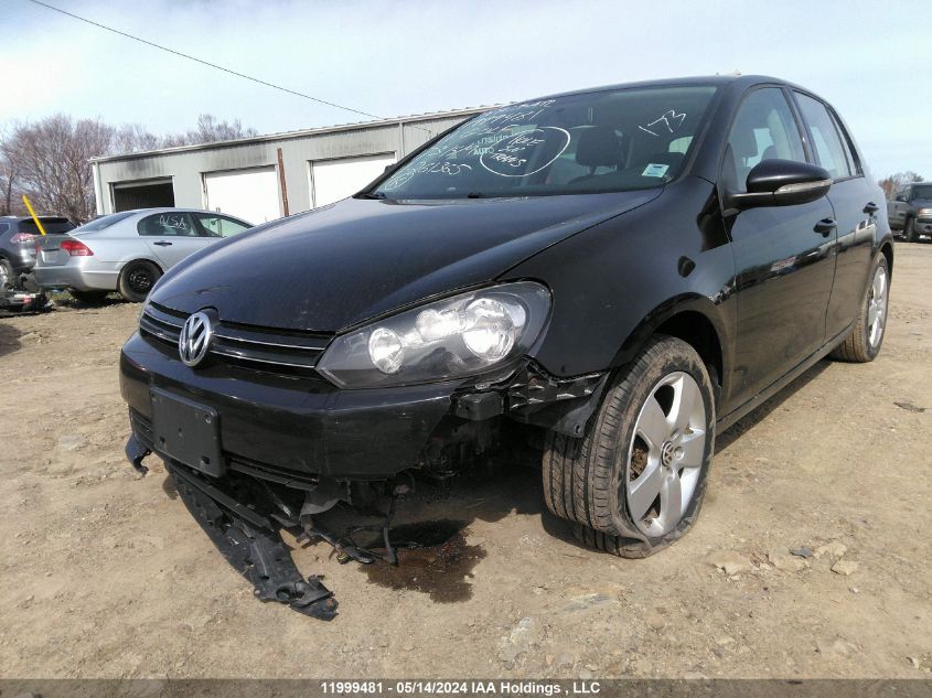 2011 Volkswagen Golf VIN: WVWDA9AJ2BW261365 Lot: 11999481