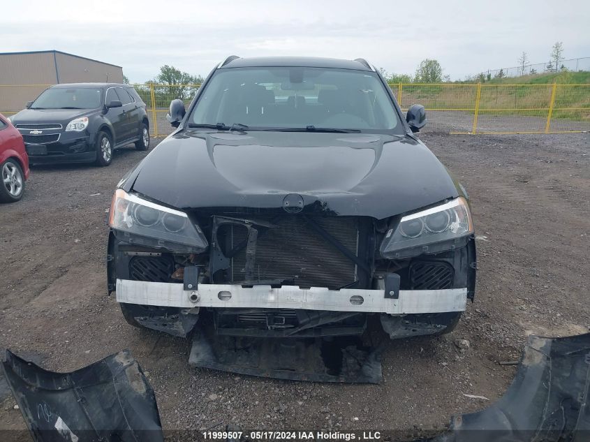 2013 BMW X3 2.8I VIN: 5UXWX9C52D0D07176 Lot: 11999507