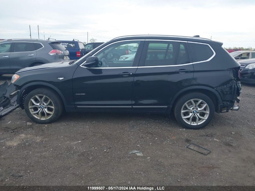 2013 BMW X3 2.8I VIN: 5UXWX9C52D0D07176 Lot: 11999507