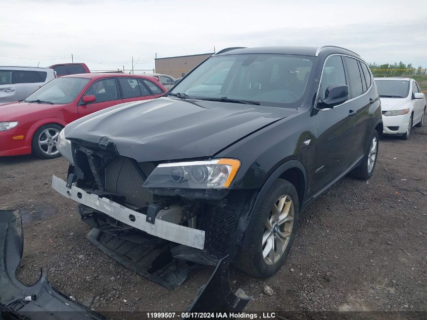 2013 BMW X3 2.8I VIN: 5UXWX9C52D0D07176 Lot: 11999507