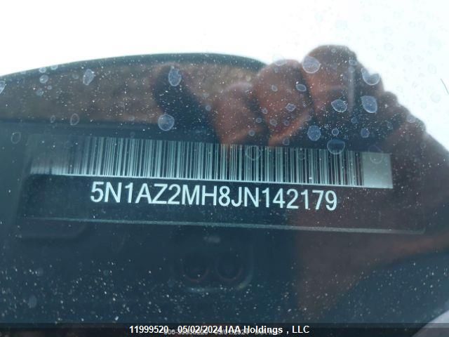 2018 Nissan Nissan VIN: 5N1AZ2MH8JN142179 Lot: 11999520