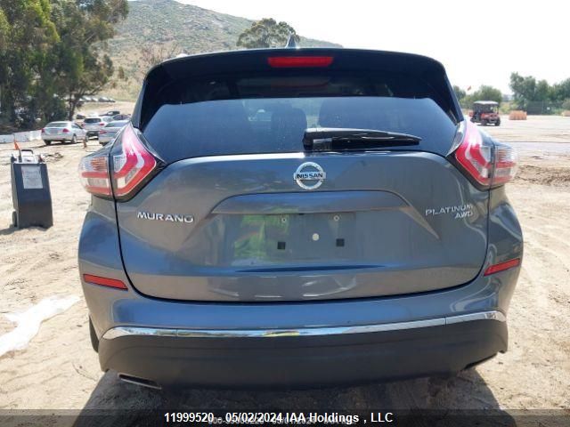 2018 Nissan Murano VIN: 5N1AZ2MH8JN142179 Lot: 11999520